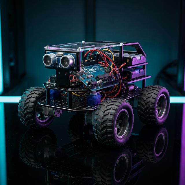 Cyberpunk studio shot